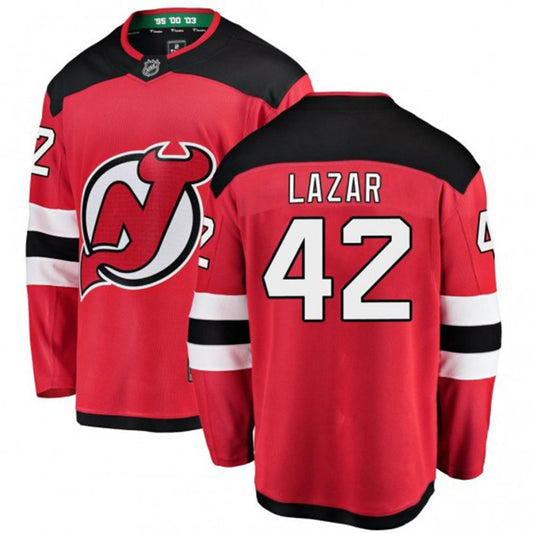 NHL Curtis Lazar New Jersey Devils 42 Jersey