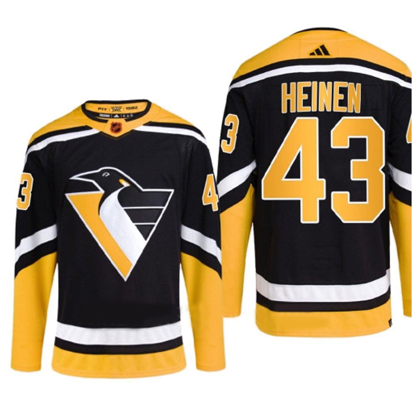 NHL Danton Heinen Pittsburgh Penguins 43 Jersey