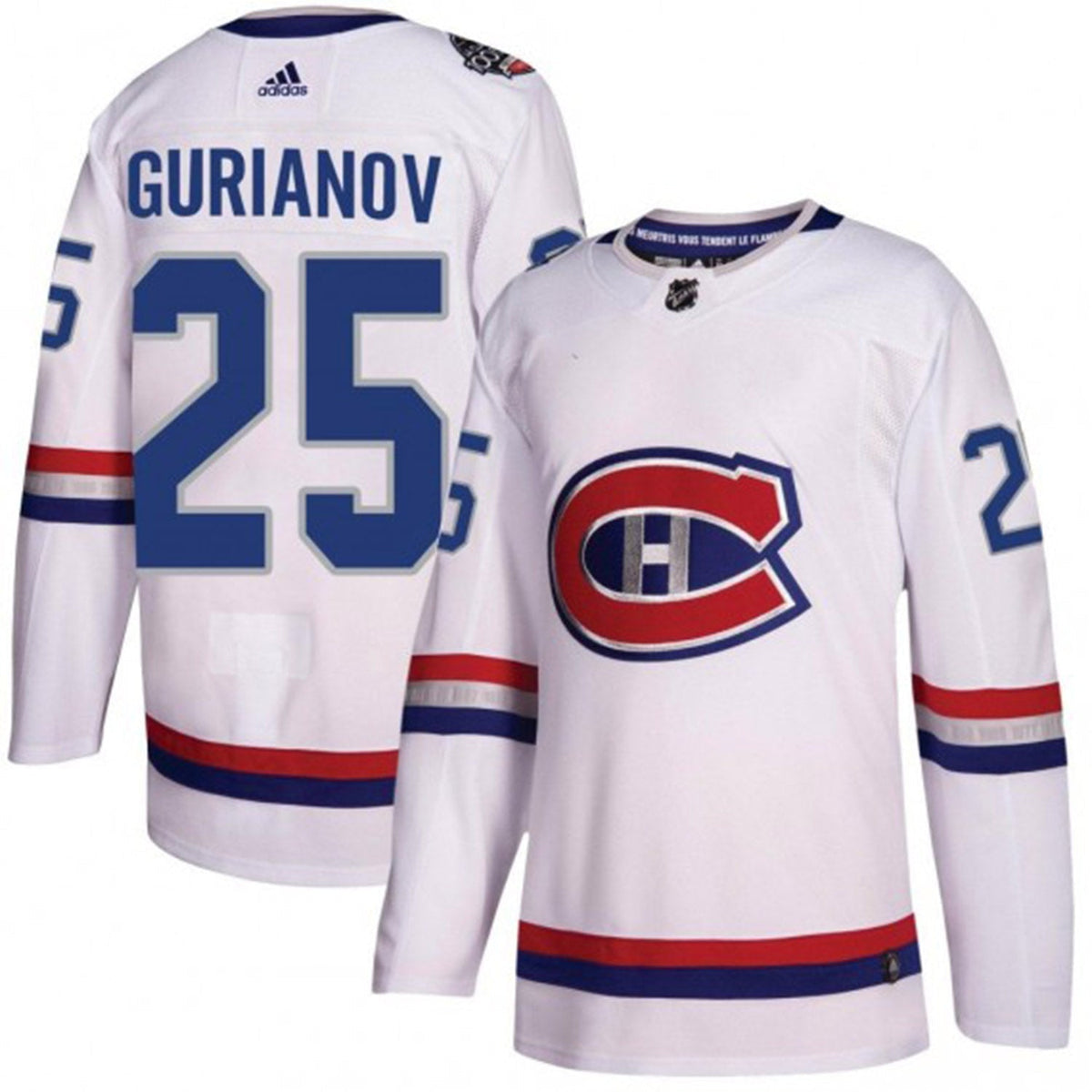 Montreal Canadiens team logo on jersey front