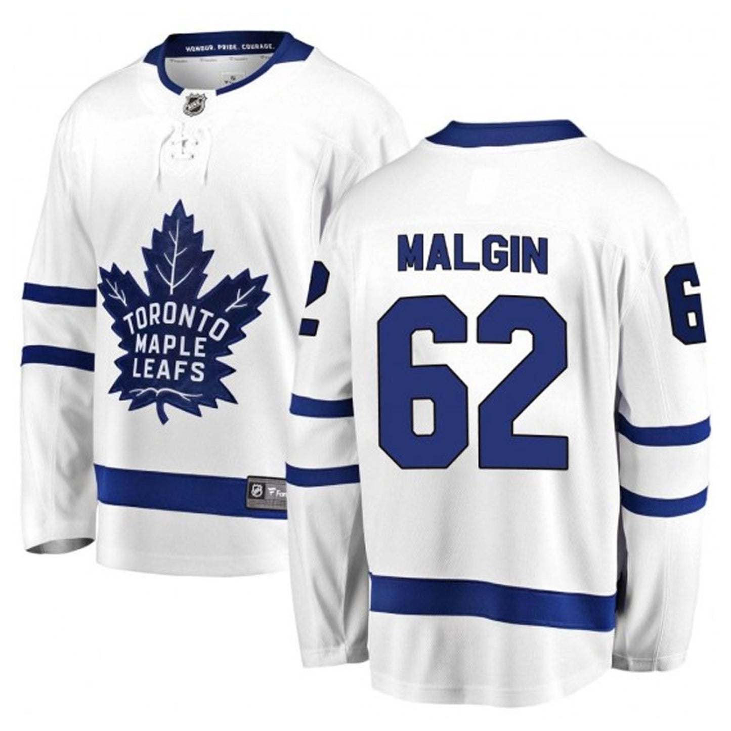 NHL Denis Malgin Toronto Maple Leafs 62 Jersey