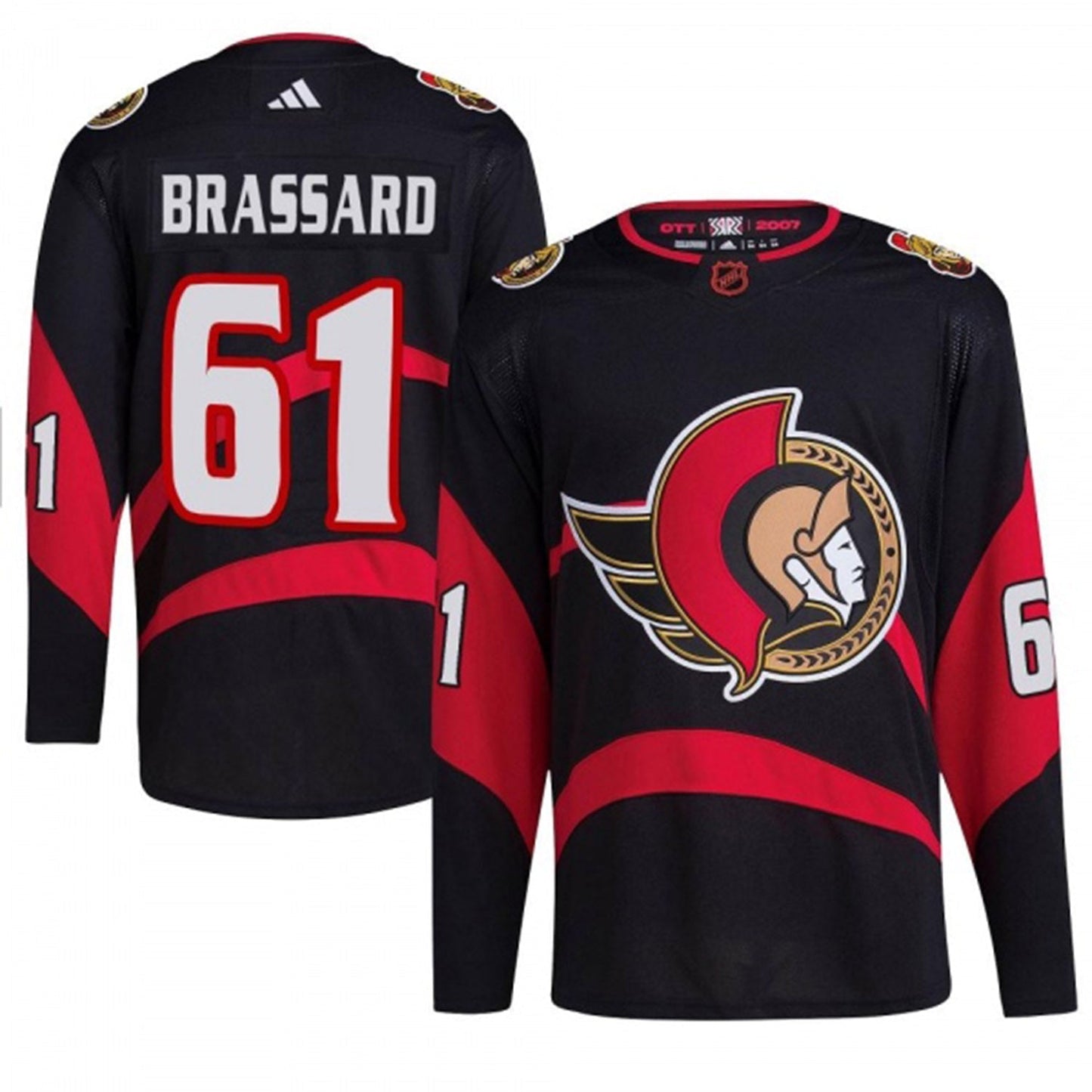 NHL Derick Brassard Ottawa Senators 61 Jersey