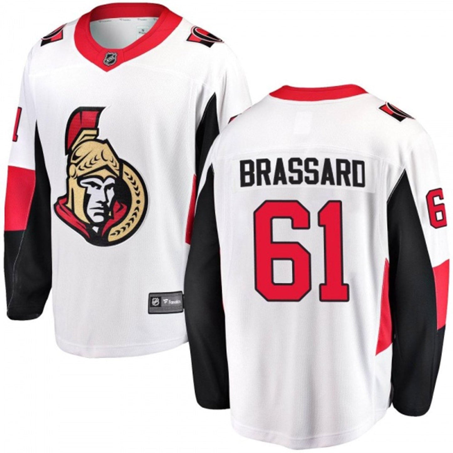 NHL Derick Brassard Ottawa Senators 61 Jersey