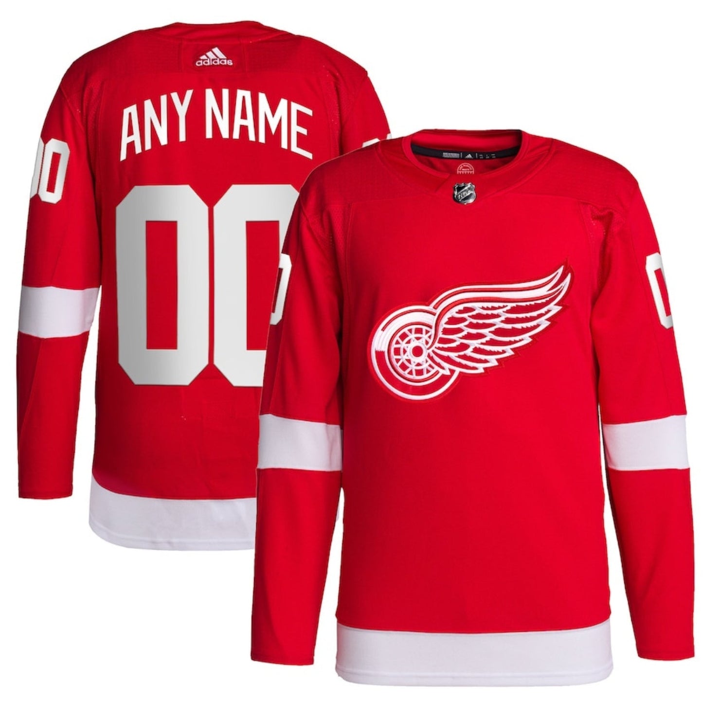 NHL Detroit Red Wings Custom Jersey