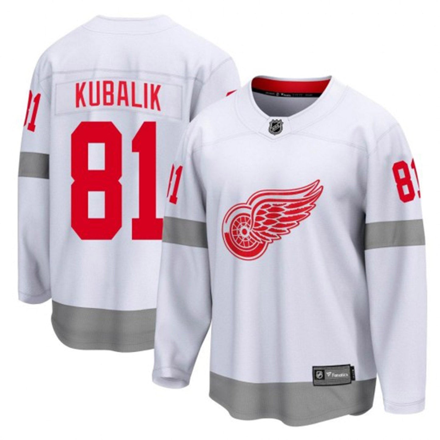 NHL Dominik Kubalik Detroit Red Wings 8 Jersey