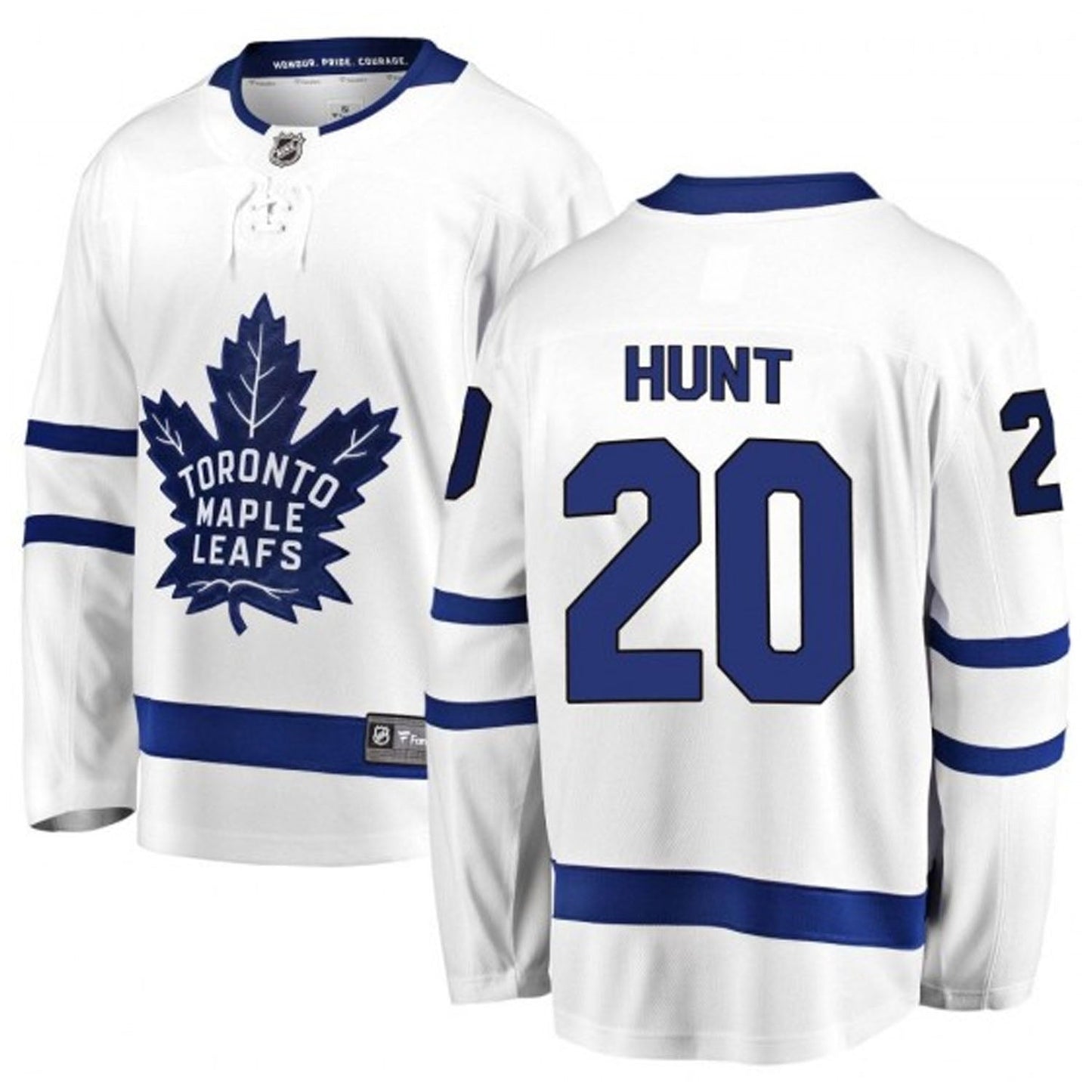 NHL Dryden Hunt Toronto Maple Leafs 20 Jersey