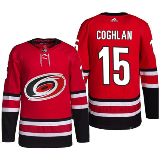 NHL Dylan Coghlan Carolina Hurricanes 15 Jersey