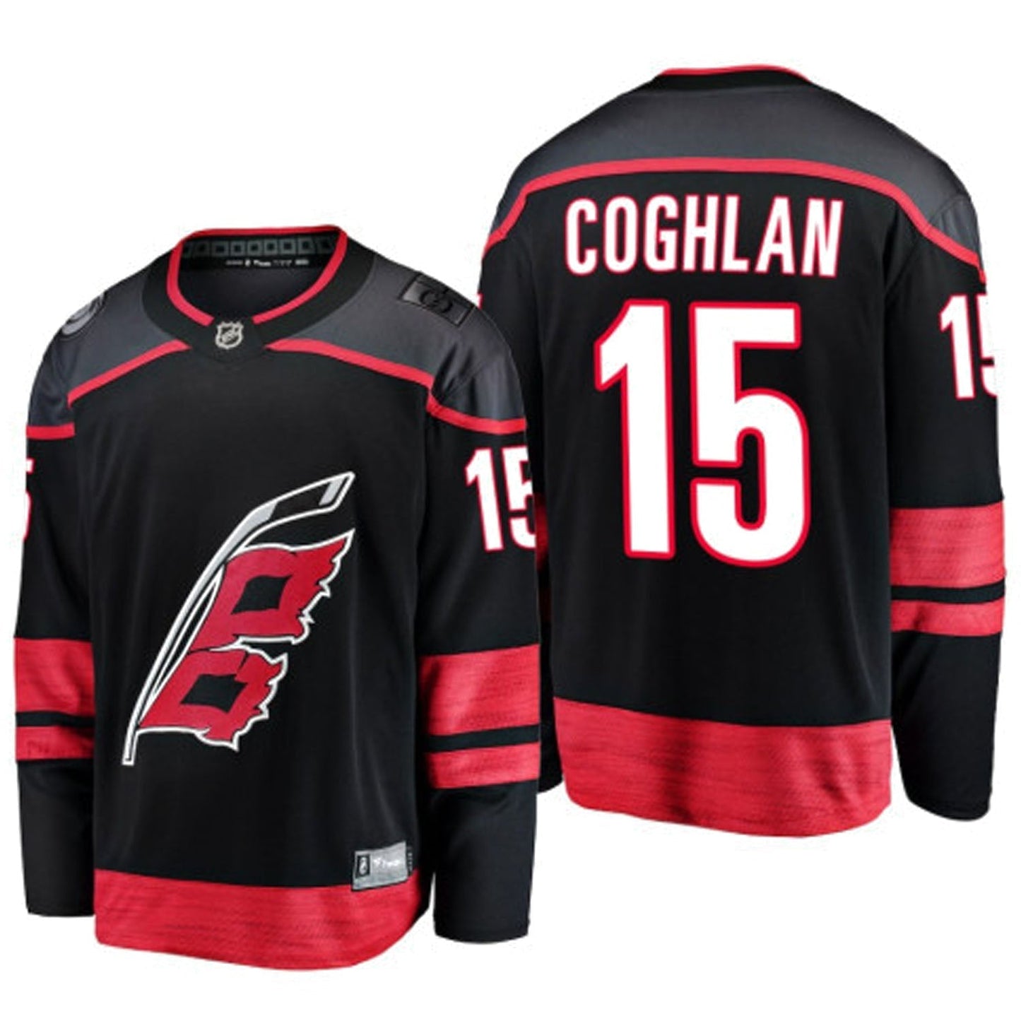 NHL Dylan Coghlan Carolina Hurricanes 15 Jersey