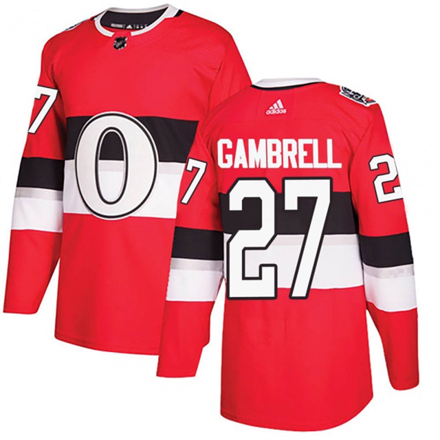 NHL Dylan Gambrell Ottawa Senators 27 Jersey