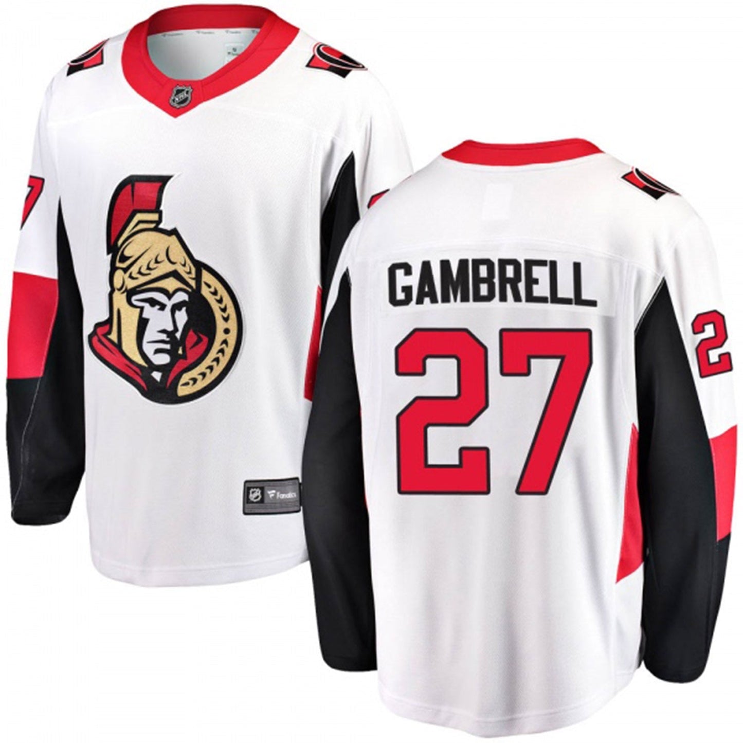 NHL Dylan Gambrell Ottawa Senators 27 Jersey