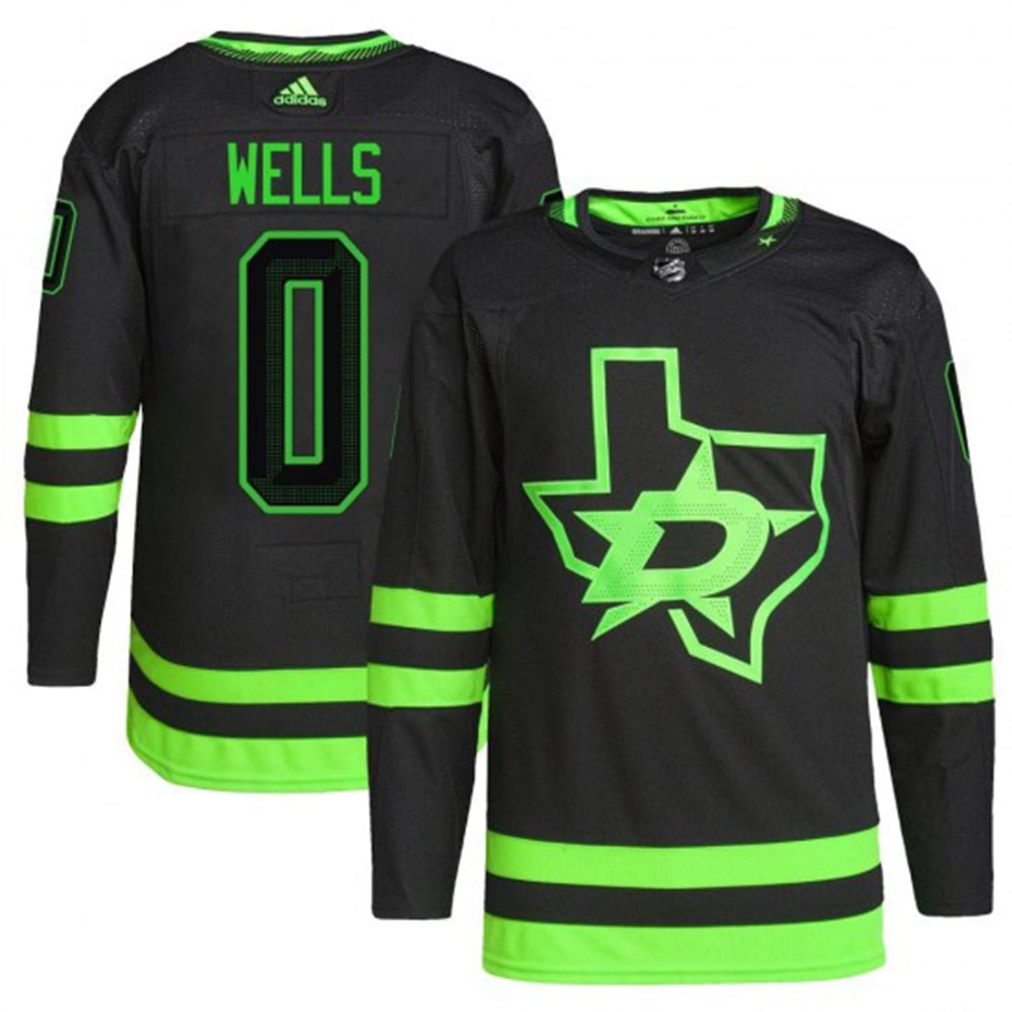 NHL Dylan Wells Dallas Stars 0 Jersey