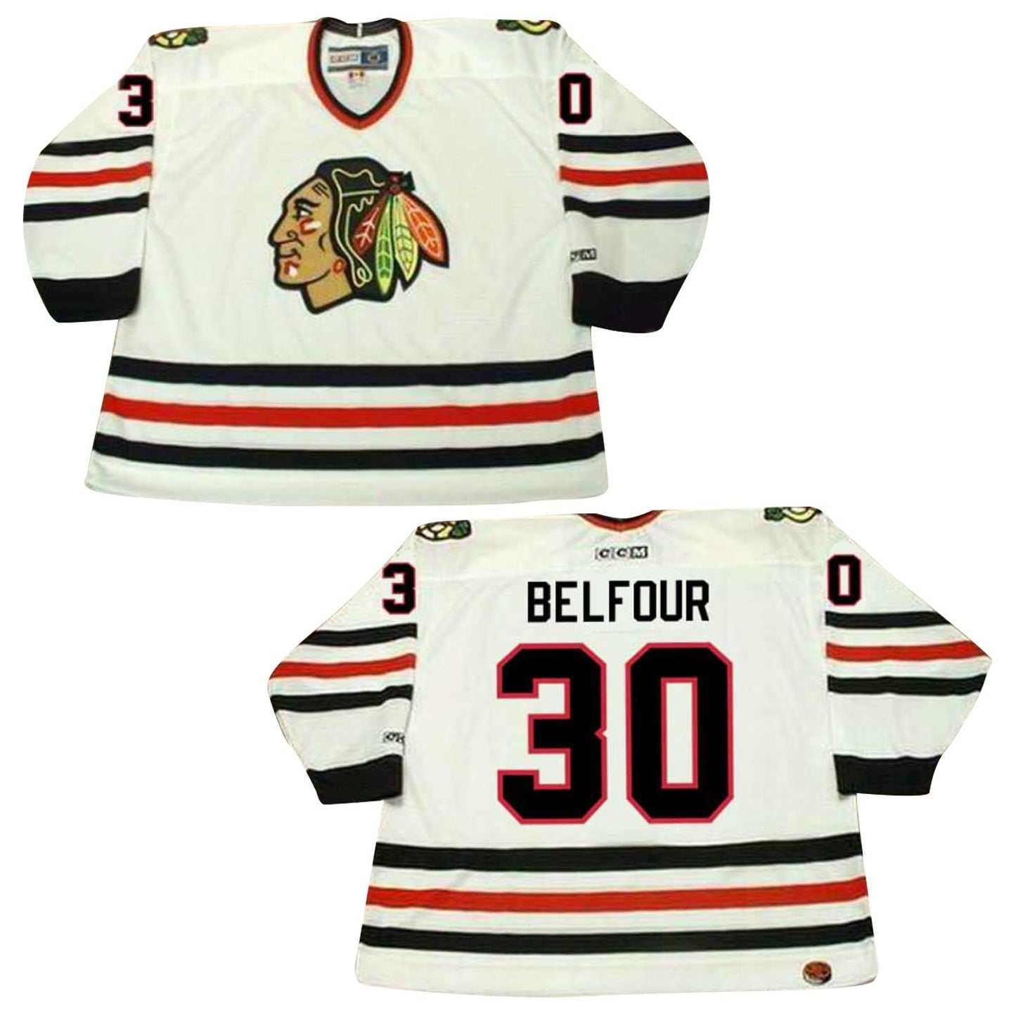 NHL Ed Belfour Chicago Blackhawks 30 Jersey