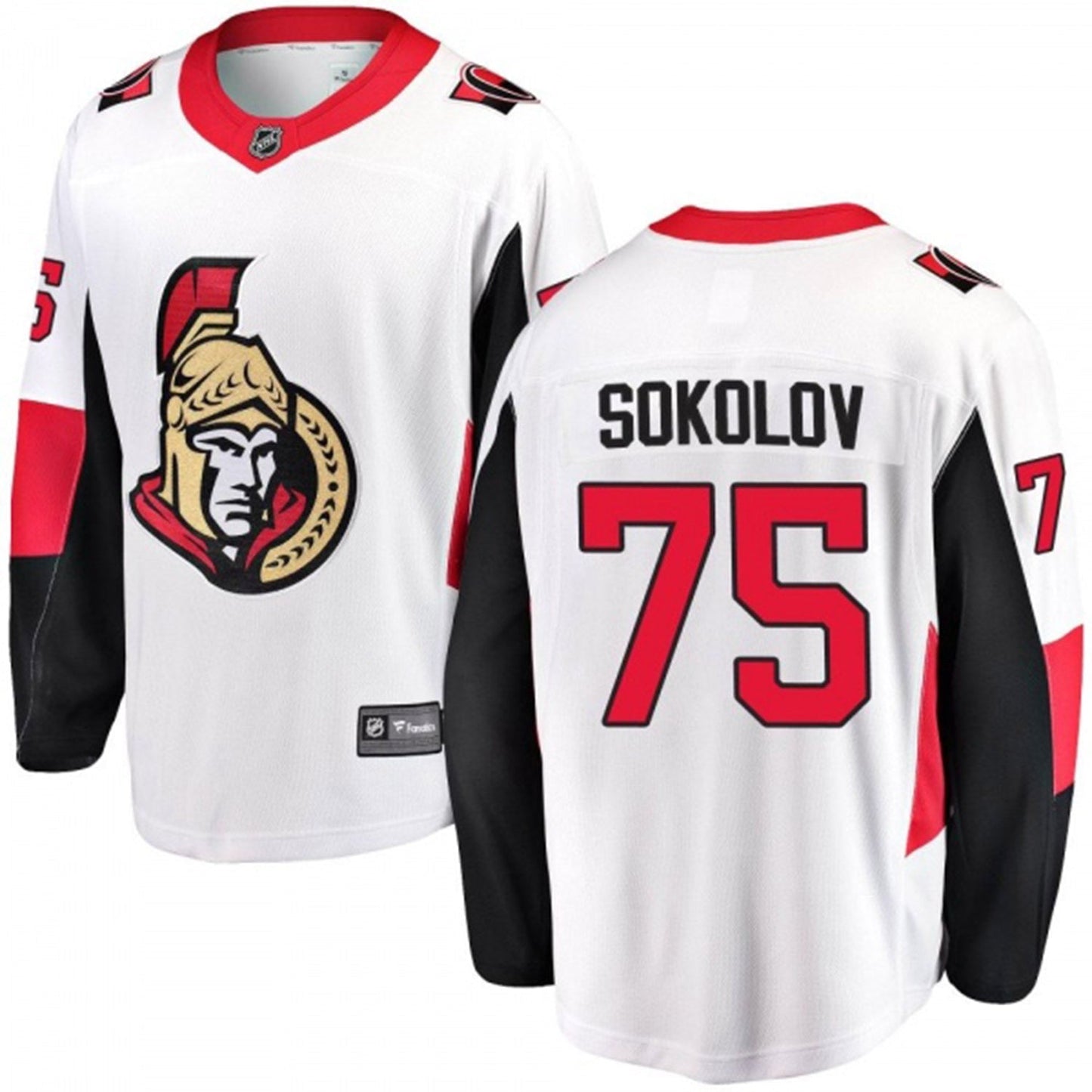 NHL Egor Sokolov Chicago Blackhawks 75 Jersey