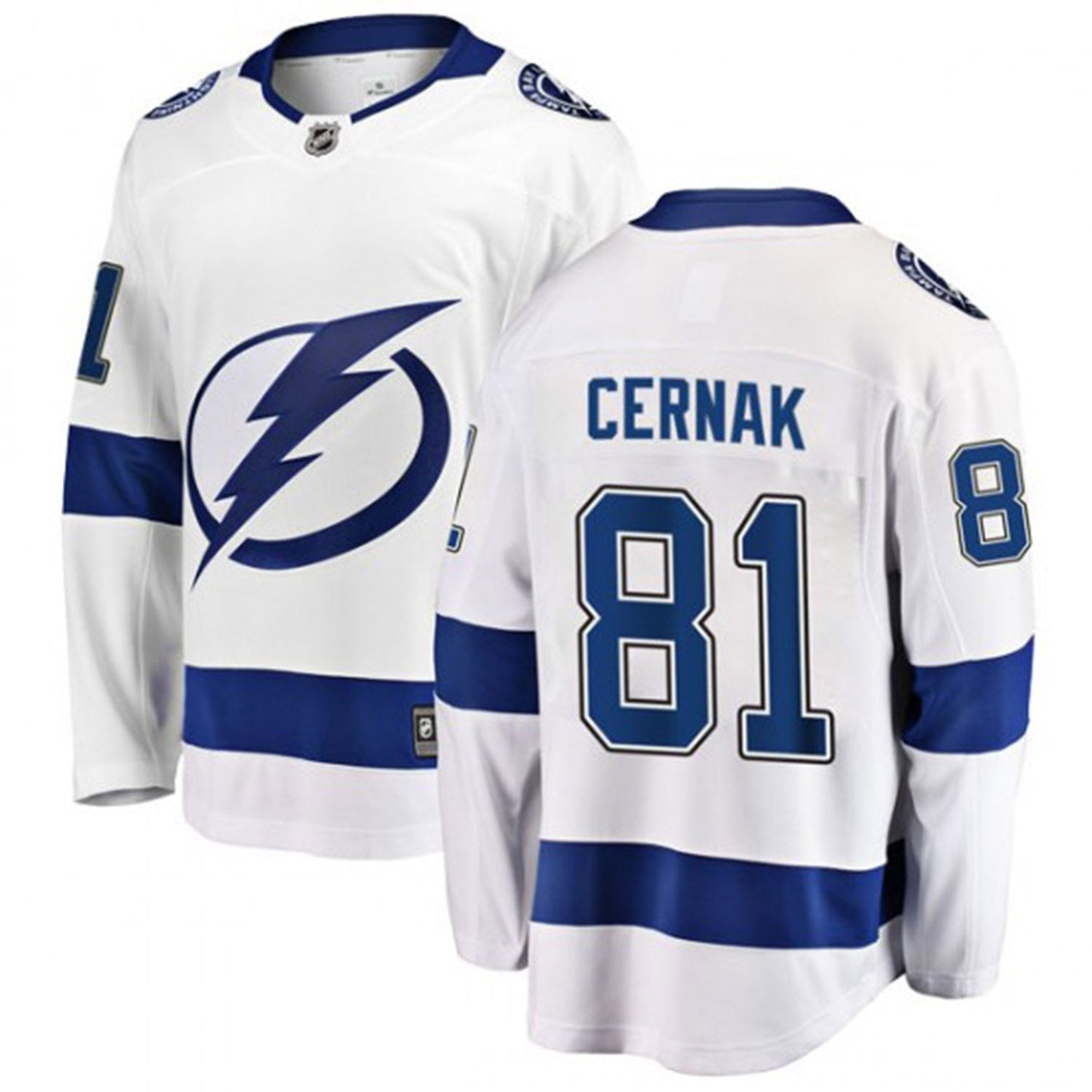 NHL Erik Cernak Tampa Bay Lightning 81 Jersey