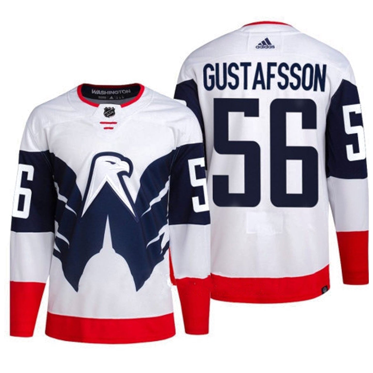 NHL Erik Gustafsson Washington Capitals 56 Jersey