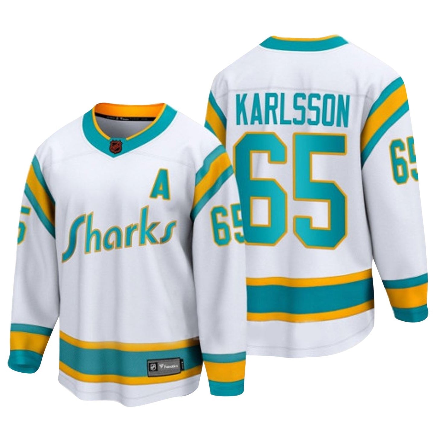 NHL Erik Karlsson San Jose Sharks 65 Jersey