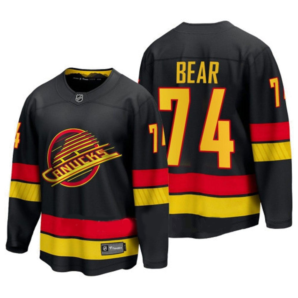 NHL Ethan Bear Vancouver Canucks 74 Jersey