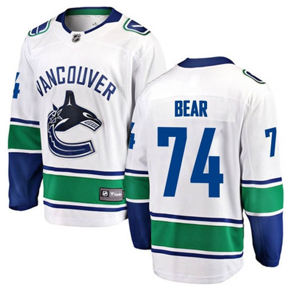 NHL Ethan Bear Vancouver Canucks 74 Jersey