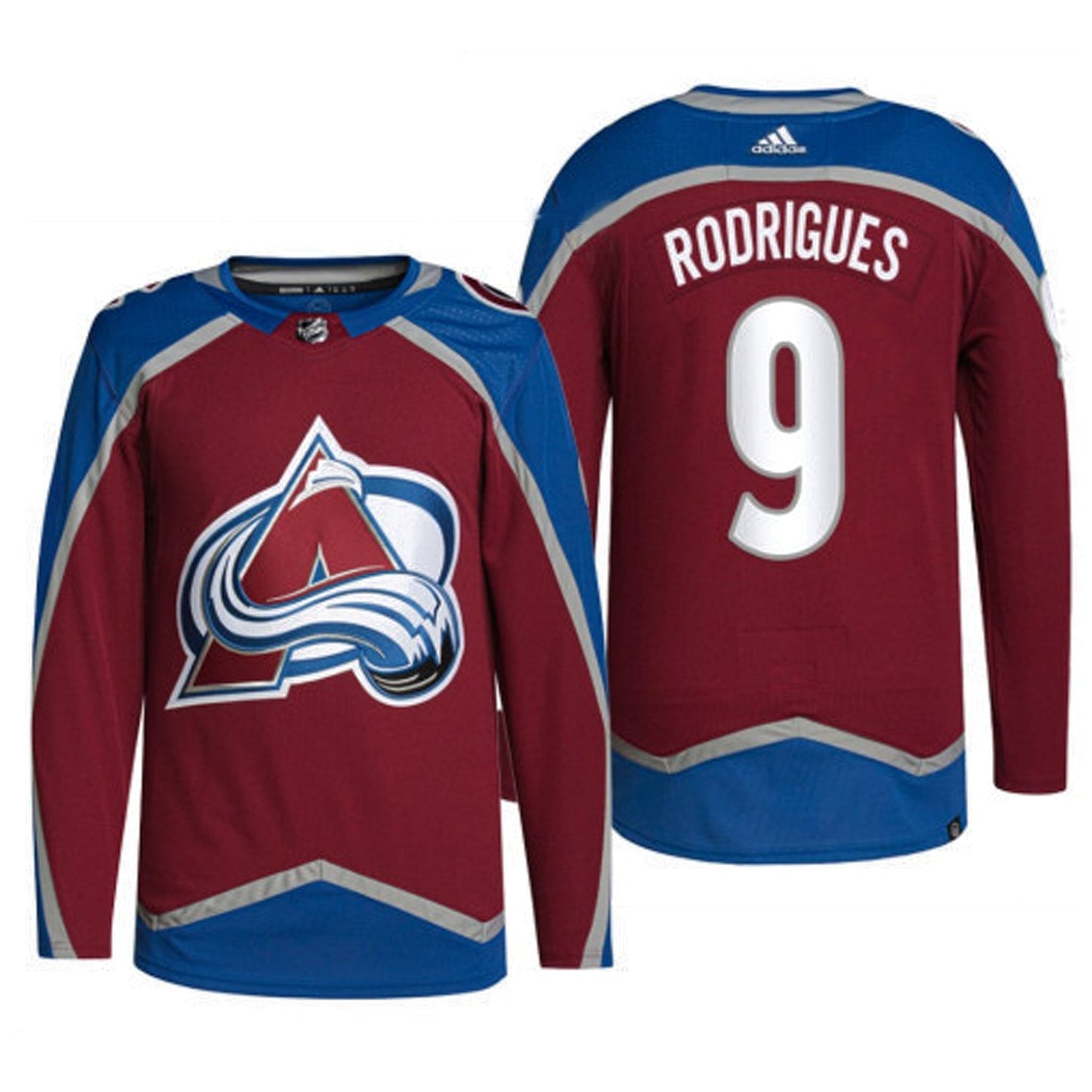 NHL Evan Rodrigues Colorado Avalanche 9 Jersey