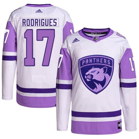 NHL Evan Rodrigues Florida Panthers 17 Jersey