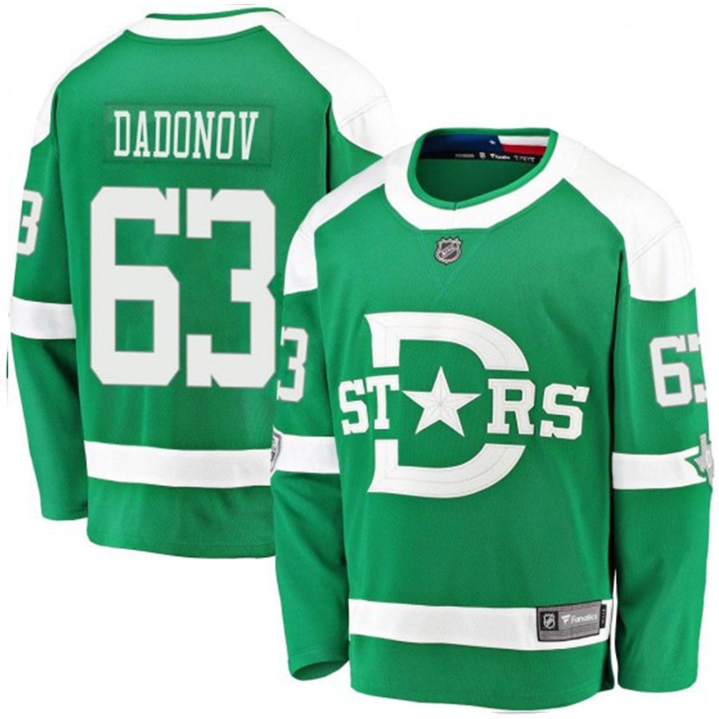 NHL Evgenii Dadonov Dallas Stars 63 Jersey