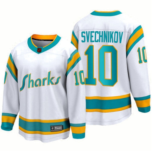 NHL Evgeny Svechnikov San Jose Sharks 10 Jersey