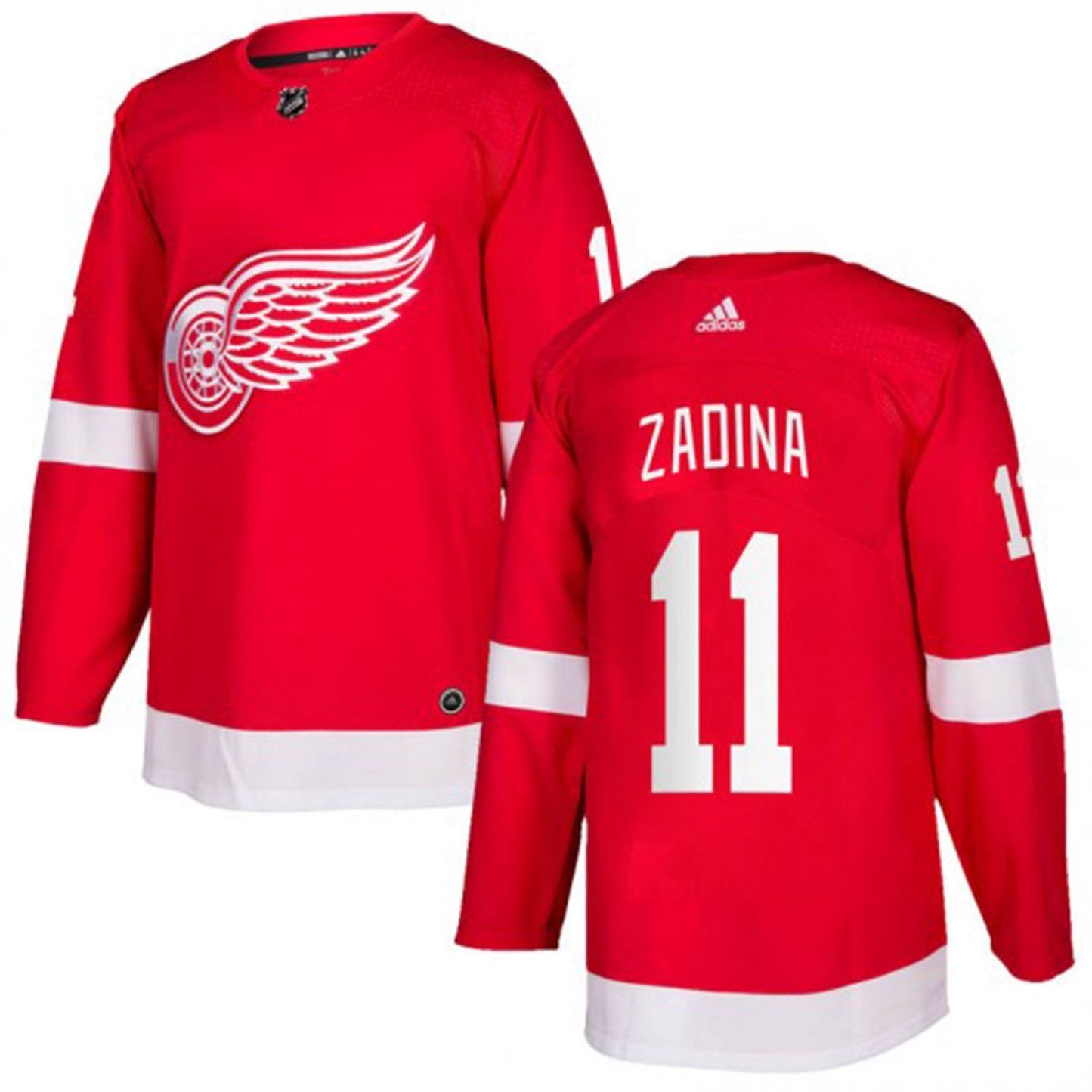 NHL Filip Zadina Detroit Red Wings 11 Jersey