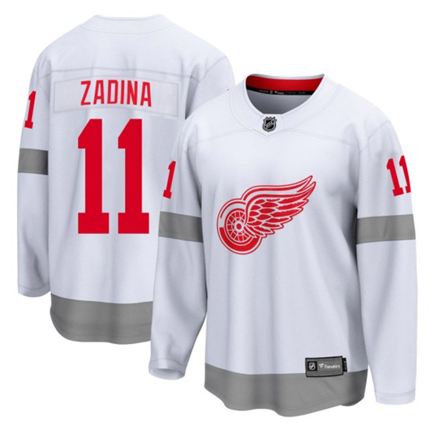 NHL Filip Zadina Detroit Red Wings 11 Jersey