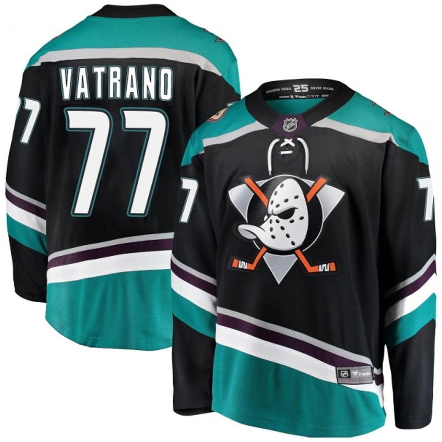 NHL Frank Vatrano Anaheim Ducks 77 Jersey