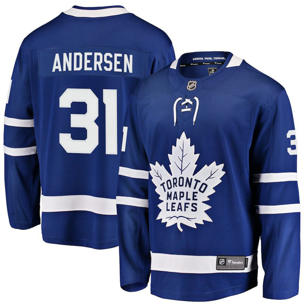 NHL Freddy Anderson Toronto Maple Leafs 31 Jersey