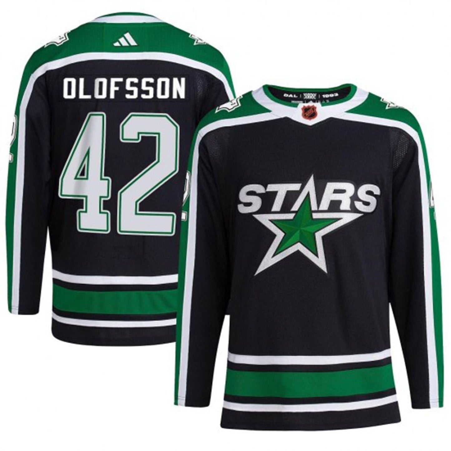 NHL Fredrik Olofsson Dallas Stars 42 Jersey