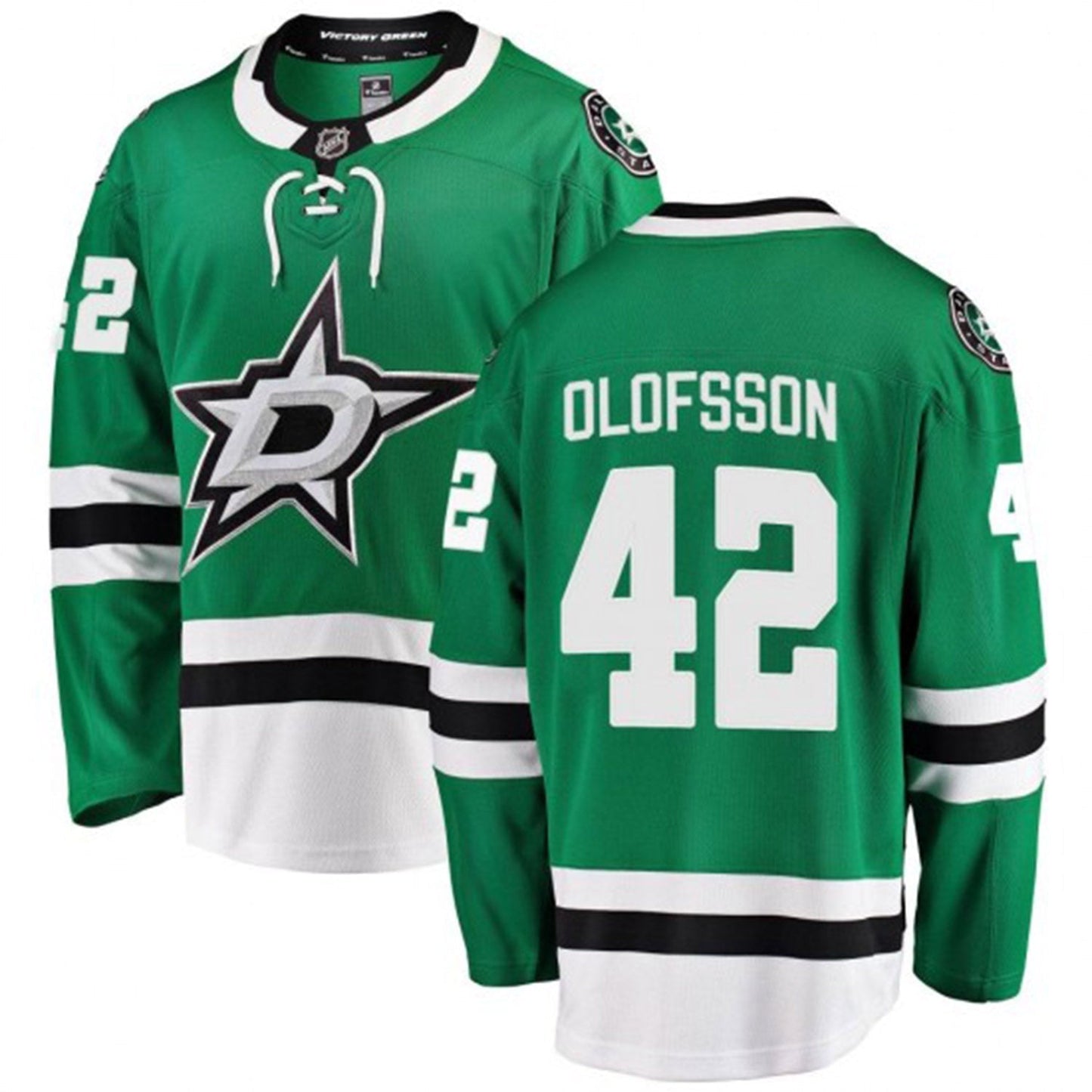 NHL Fredrik Olofsson Dallas Stars 42 Jersey