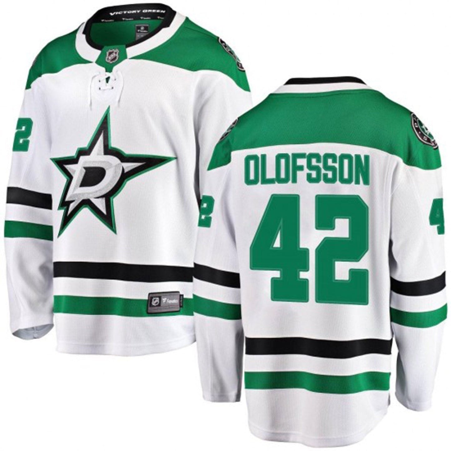 NHL Fredrik Olofsson Dallas Stars 42 Jersey