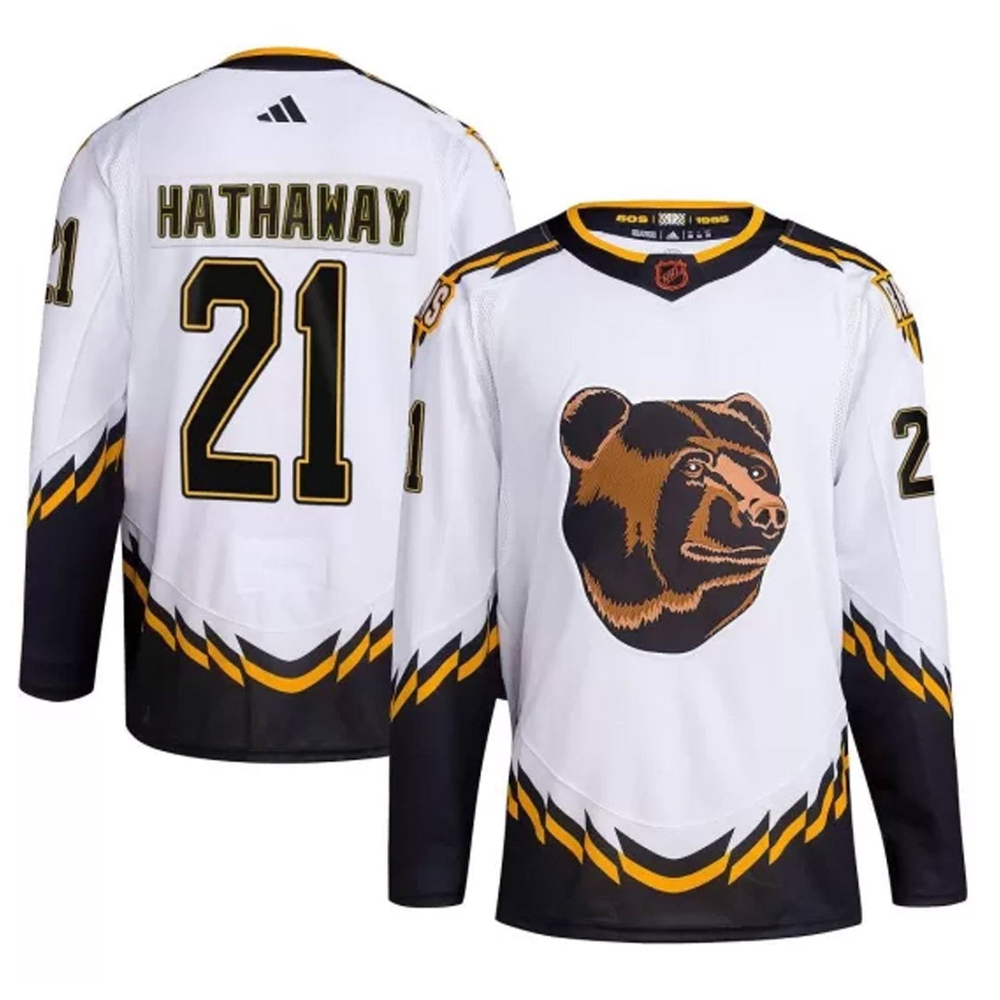 NHL Garnet Hathaway Boston Bruins 21 Jersey