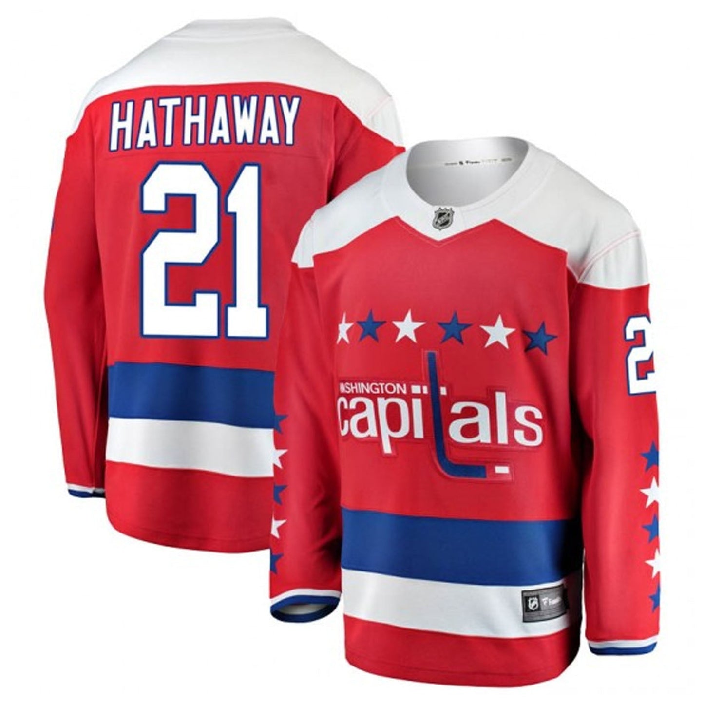 NHL Garnet Hathaway Washington Capitals 21 Jersey