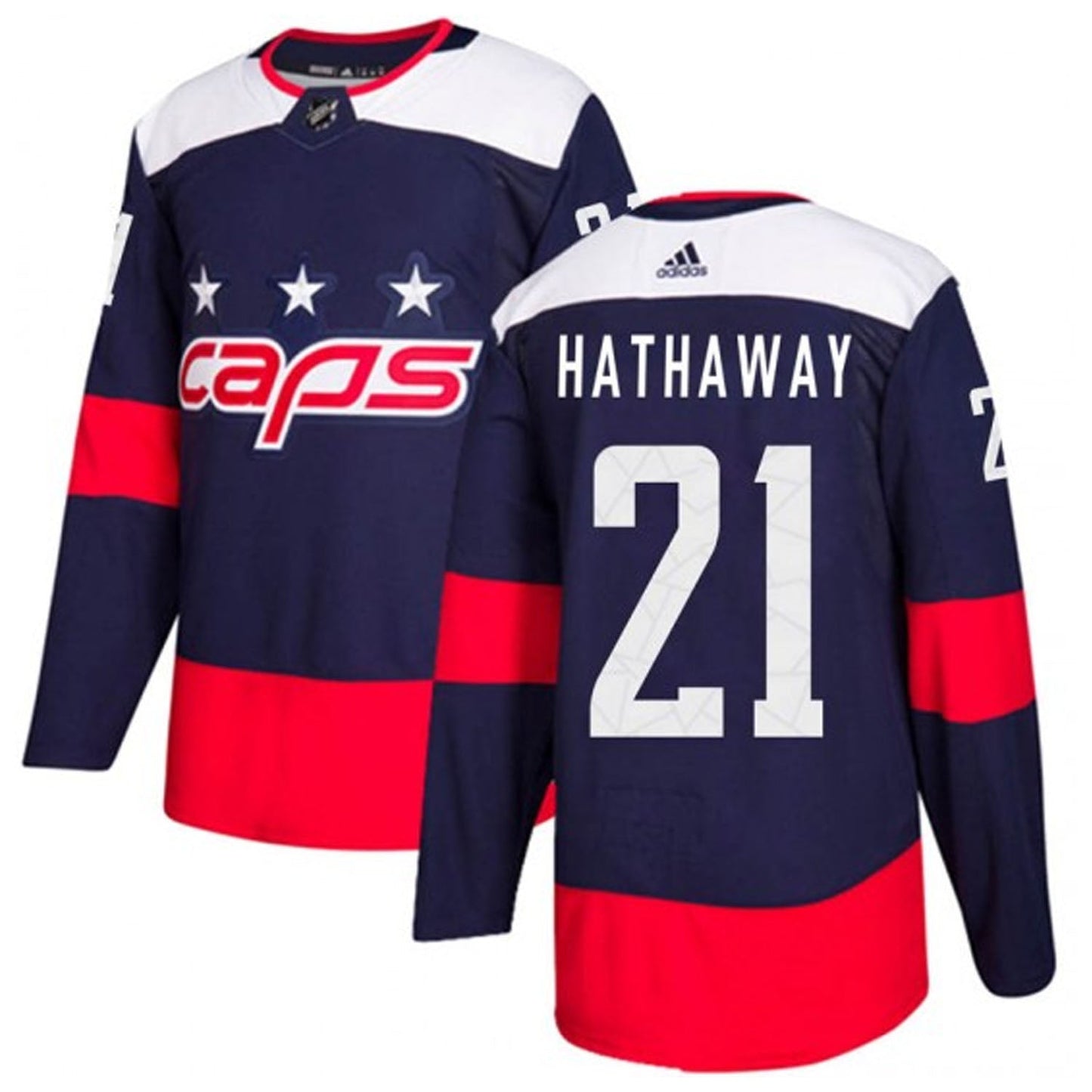 NHL Garnet Hathaway Washington Capitals 21 Jersey