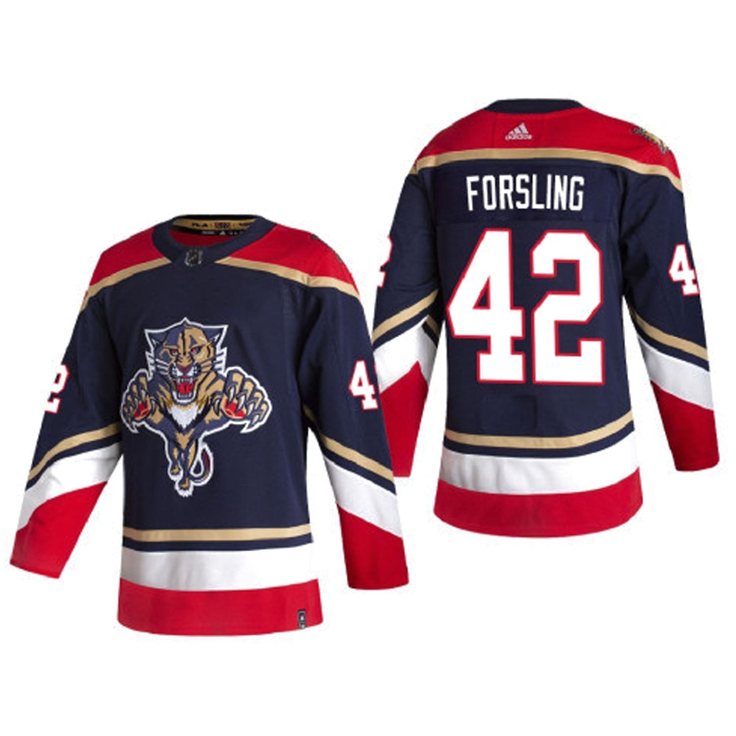 NHL Gustav Forsling Florida Panthers 42 Jersey