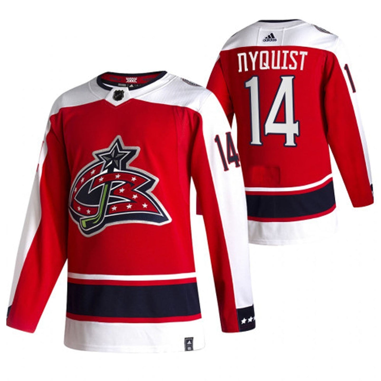 NHL Gustav Nyquist Columbus Blue Jackets 14 Jersey