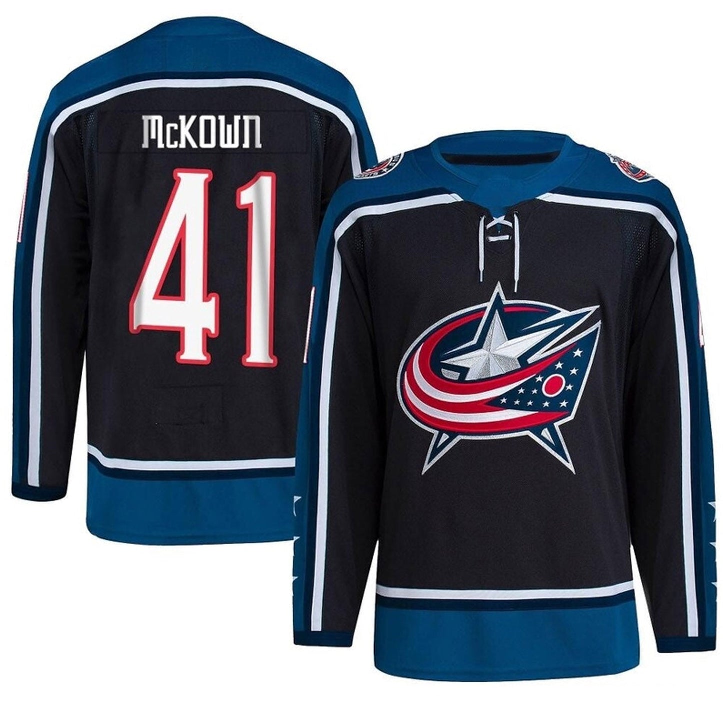 NHL Hunter McKown Columbus Blue Jackets 41 Jersey