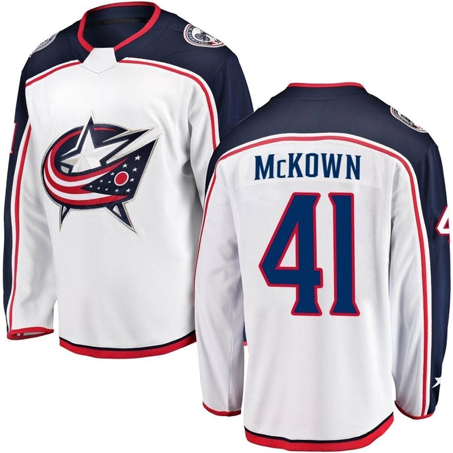 NHL Hunter McKown Columbus Blue Jackets 41 Jersey