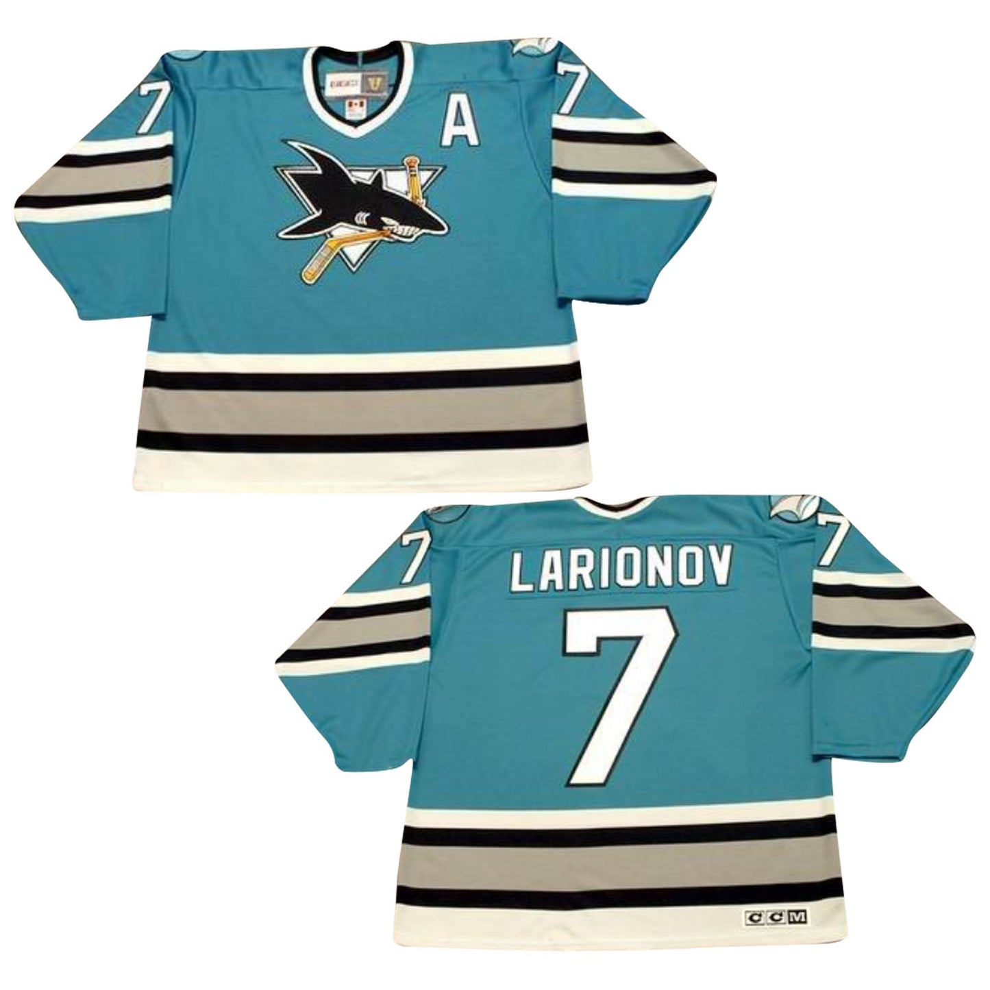 NHL Igor Larionov San Jose Sharks 7 Jersey