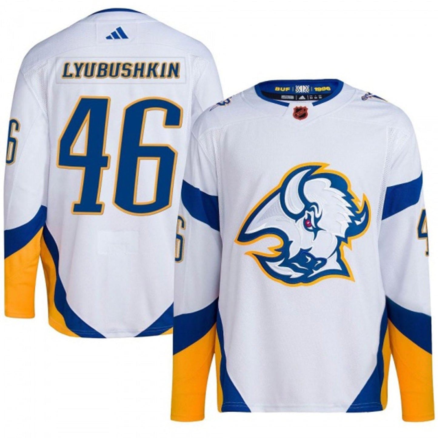 NHL Ilya Lyubushkin Buffalo Sabres 46 Jersey