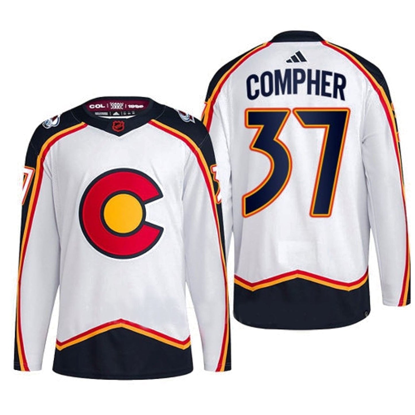 NHL J.T. Compher Colorado Avalanche 37 Jersey