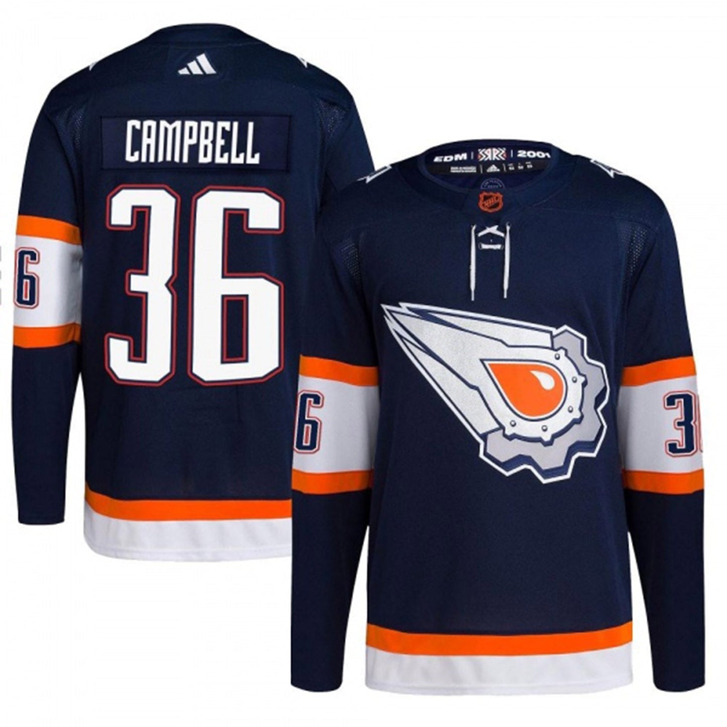 NHL Jack Campbell Edmonton Oilers 36 Jersey