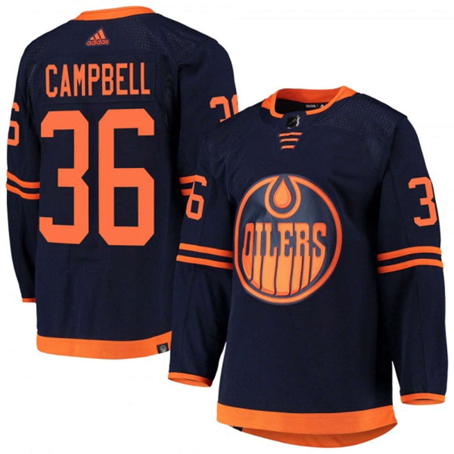 NHL Jack Campbell Edmonton Oilers 36 Jersey