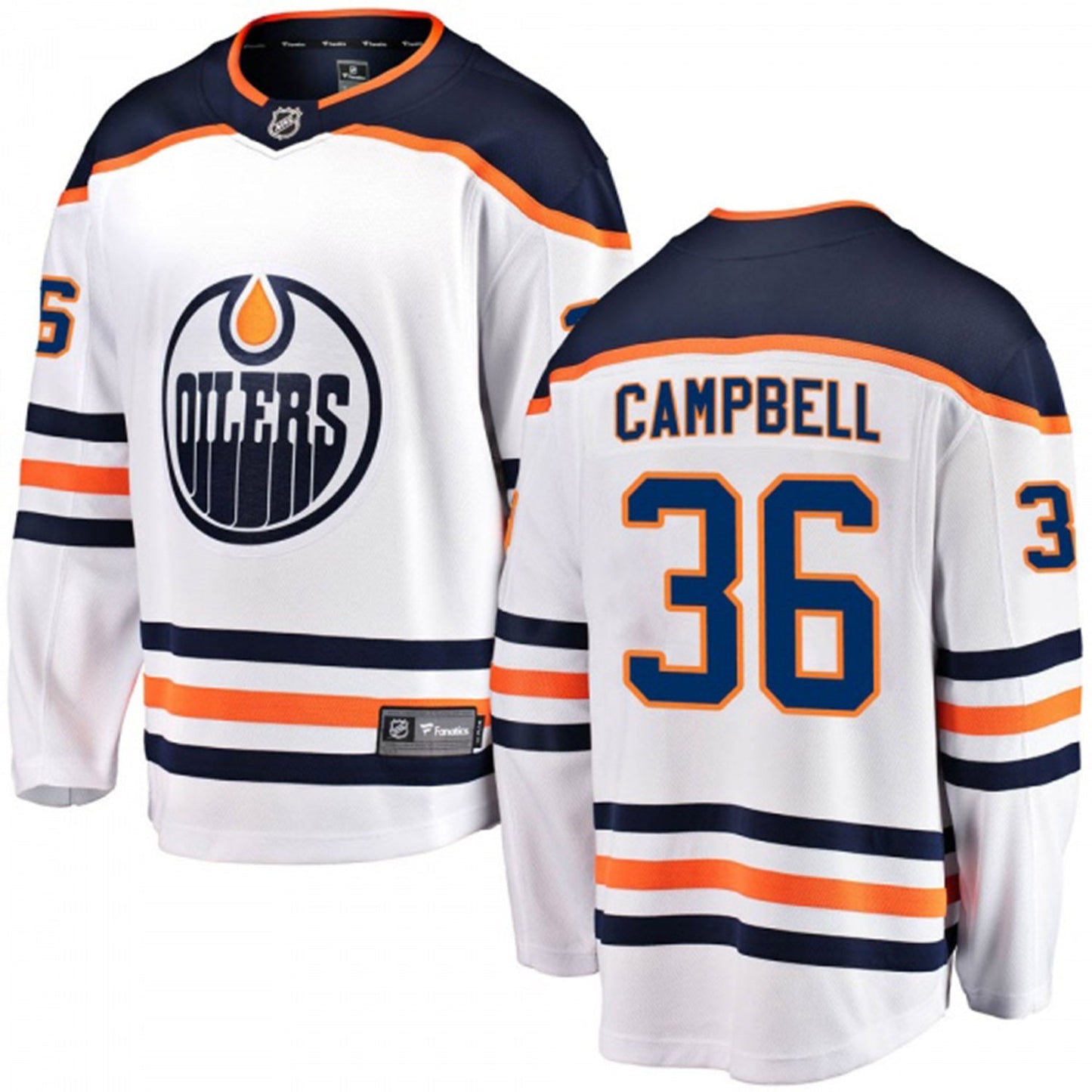 NHL Jack Campbell Edmonton Oilers 36 Jersey