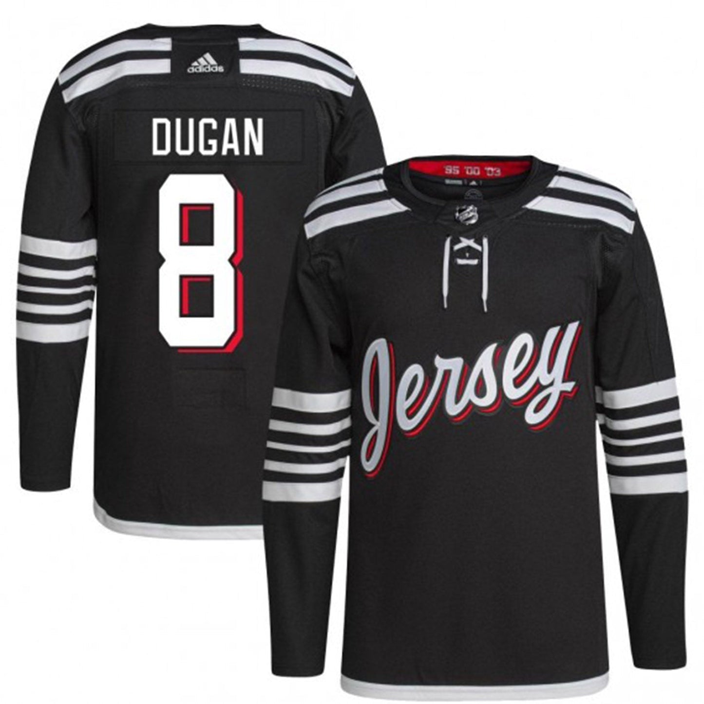 NHL Jack Dugan New Jersey Devils 8 Jersey