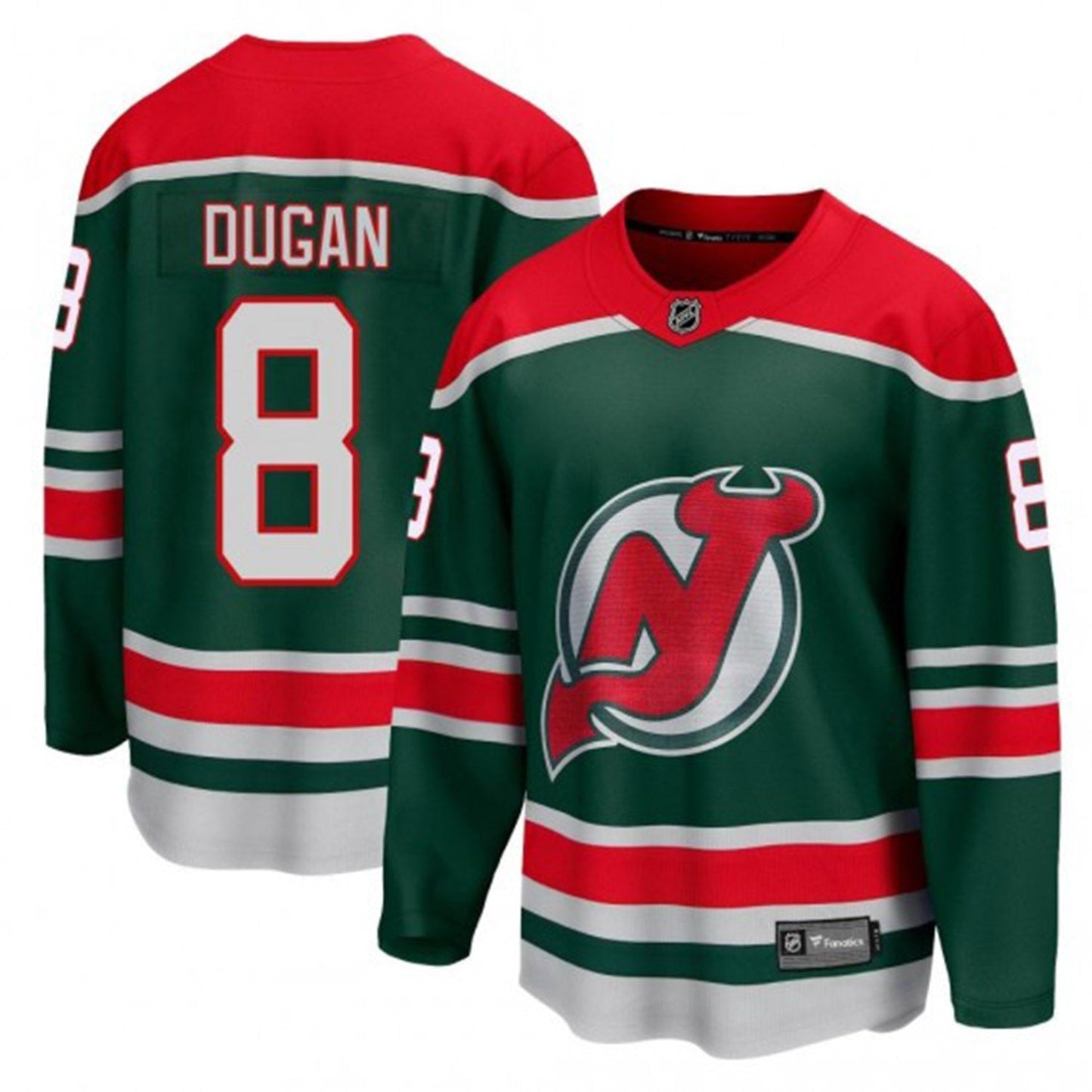 NHL Jack Dugan New Jersey Devils 8 Jersey