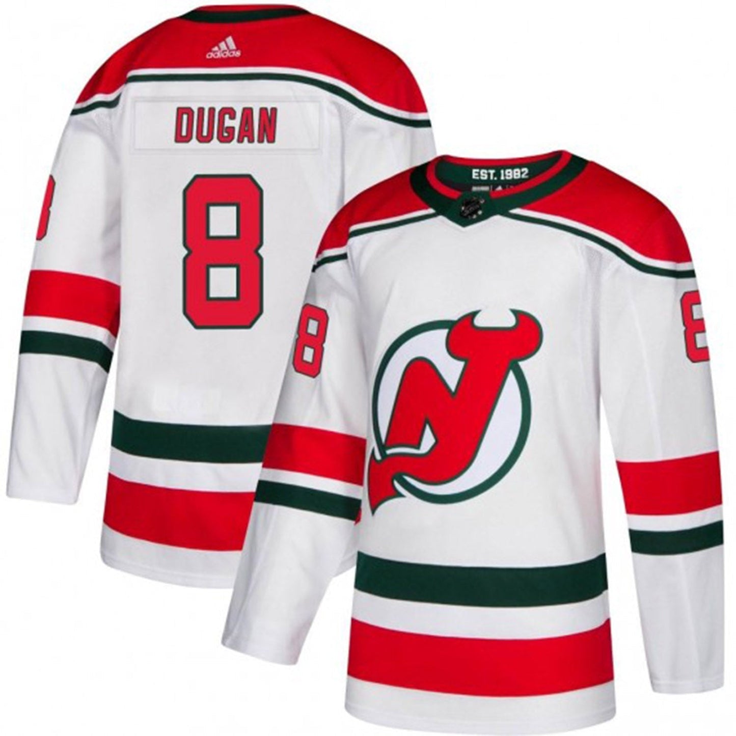 NHL Jack Dugan New Jersey Devils 8 Jersey