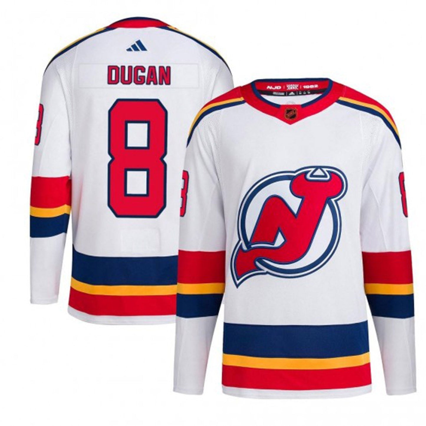 NHL Jack Dugan New Jersey Devils 8 Jersey