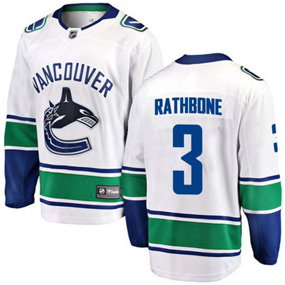 NHL Jack Rathbone Vancouver Canucks 3 Jersey